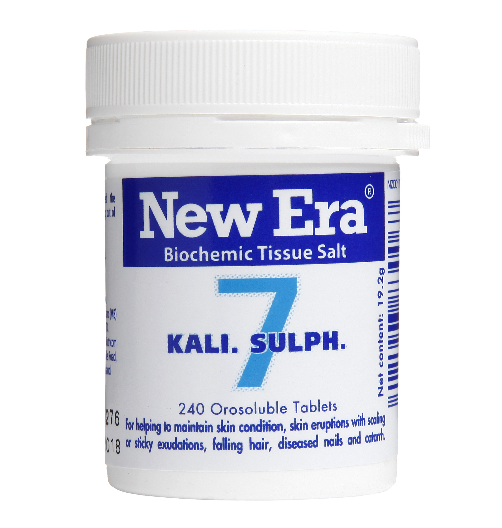 New Era Tissue Salt Kali. Sulph. #07 - The Healer